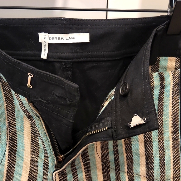 10 Crosby Derek Lam Ankle Length Stripe Trousers - Picture 7 of 10